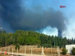 BOTAŞ YANGININDAN İLK GÖRÜNTÜLER