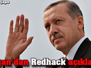 Erdoğan'dan Redhack açıklaması