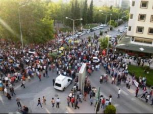 Gaziantep tarihinin en kalabalık protestosunu yaşıyor