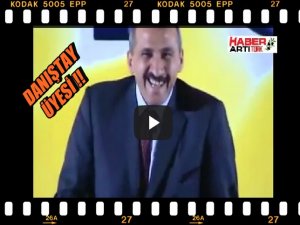 DANIŞTAY'A ÜYE OLAN PTT MÜDÜRÜ GÖRÜNTÜLERİ