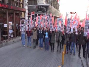 TAKSİM'DE LİSELİ EYLEMİ