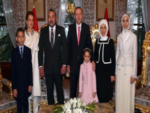 ERDOĞAN KRAL İLE YILDIZ SARAYINDA BULUŞTU