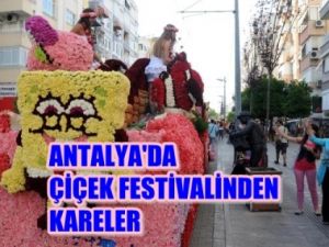 Antalya'da Yer Gök Çiçek Oldu