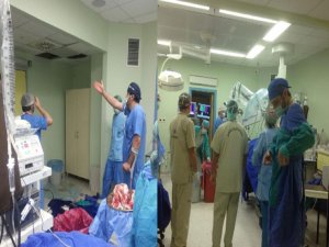 HASTANEDE ŞOK EDEN GÖRÜNTÜ