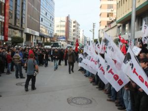 TGB ve Saadet Partisi de İskenderun'da Protestoya Katıldı