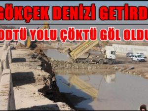 ODTÜ Yolu Çöktü Ankara'ya Deniz Geldi