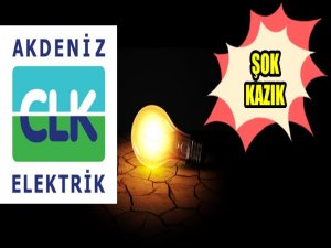 ANTALYA'DA ELEKTRİK KAZIĞI VATANDAŞI AYAĞA KALDIRDI