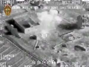 IŞİD MİLİTANLARI BÖYLE BOMBALANDI