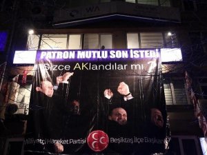 MHP BİNASINA 4 BAKANI BÖYLE ASTILAR