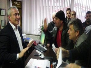 ŞOFÖRLER ODASINA TAKSİCİ BASKINI