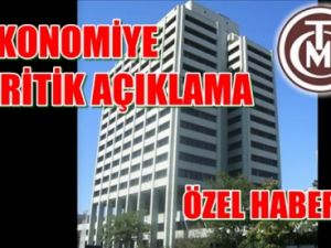 Merkez Bankasından Kritik Bir Açıklama