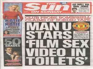 MANCHESTER UNİTED'DA SEKS KASETİ SKANDALI