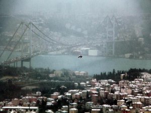 ÇAMLICA'DA KAR MANZARASI