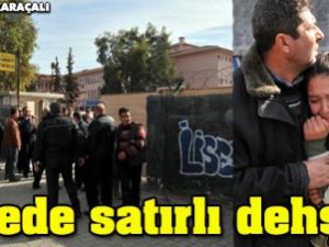 Lisede satırlı dehşet! 2 Yaralı