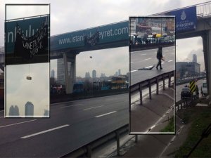 TEM'DE BOMBA PANİĞİ TRAFİĞİ FELÇ ETTİ