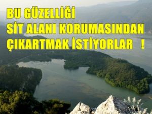 Bunu da istediler; 'SİT alanları kaldırılsın '