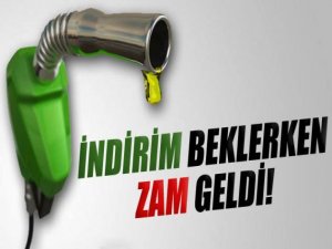 MOTORİNE ERDOĞAN ZAMMI