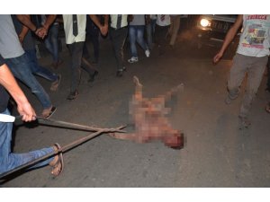 TECAVÜZCÜYÜ PARÇALAYIP YAKTILAR