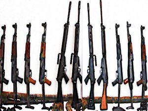 DİYARBAKIR'DA  SİLAH VE MÜHİMMAT ELE GEÇİRİLDİ