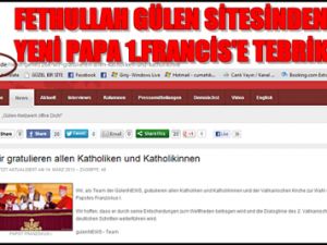 Gülen News'den Yeni Papa'ya Mesaj