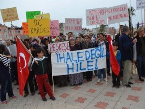 GÖCEK'TE KOY İHALESİ İSYAN BAŞLATTI