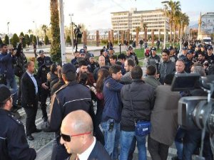 İZMİR'DE OLAYLAR ÇIKTI 18 GÖZALTI