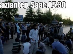 G.Antep sabaha kadar ayaktaydı