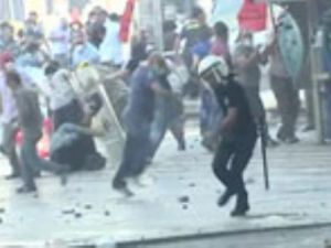 İşte polisin o genci vurma anının görüntüleri