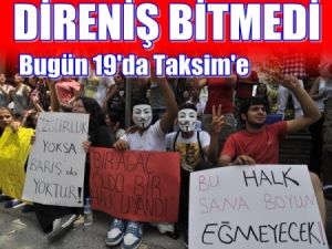 Dayanışma "Bugün Yine Taksim" Dedi