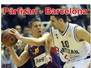 Genç Partizan Güçlü Barcelona'ya Karşı