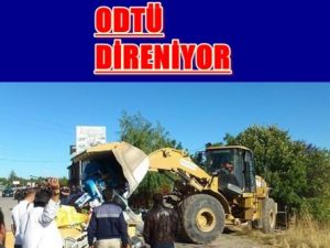 ODTÜ Direndi Çalışma Durdu