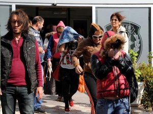 YABANCI UYRUKLU FUHUŞ OPERASYONU 32 GÖZALTI