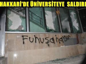Hakkari'de Üniversiteye Saldırı