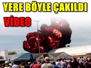 Gösteri Uçağı Böyle Düştü