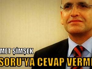 Şimşek 'o soru'ya cevap vermedi