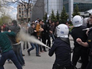 ÜNİVERSİTE KARIŞTI POLİS MÜDAHALE ETTİ