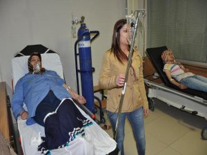 FABRİKADA ŞOK EDEN TEST; 12 İŞÇİ HASTANEYE KALDIRILDI