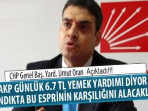 Başbakan, üniversiteliye günlük 6,7 TL’lik yemek yardımıyla övünüyor!