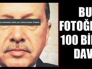 Erdoğan'dan o fotoğrafa tazminat davası
