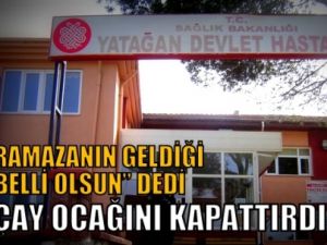 "Ramazanın Geldiği Belli Olsun" Dedi, Çay Ocağını Kapattırdı!
