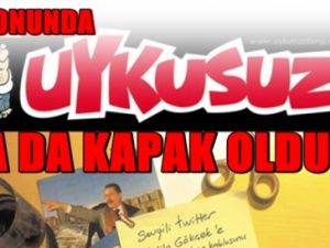 Melih Gökçek "Uykusuz'a da" Kapak Oldu