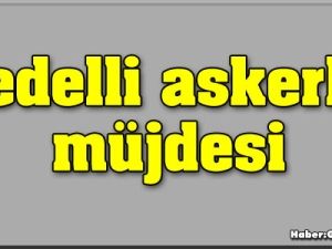 Arınç'tan askerlik müjdesi