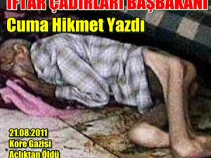 İftar Çadırları Başbakanı