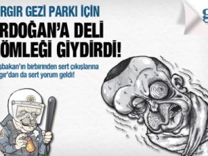 Gırgır, Erdoğan'a deli gömleği giydirdi!