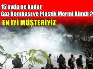 AKP'nin Son Rekoru; Biber Gazı Firmasının En İyi Müşterisi Türkiye