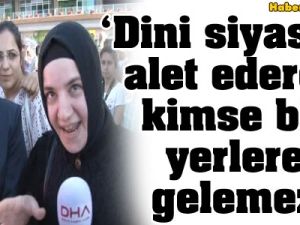 Erdoğan'a Taksim de başörtülü kadınlardan şok