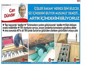 İŞTE MİT TIR'LARINDAKİ SİLAHLARIN FOTOĞRAFLARI