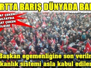Yurtta barış Dünya da Barış Temel İlkemizdir