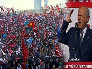 BAHÇELİ KONUŞTU MHP KAZLIÇEŞME'YE SIĞMADI