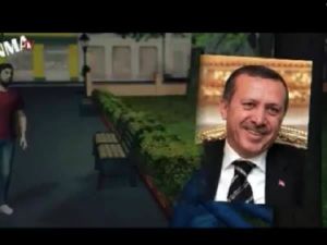 Tayvan Televizyonu'nda Gezi Parkı ve Erdoğan Animasyonu